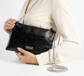 Leather Clutch Bag – Waxed Black