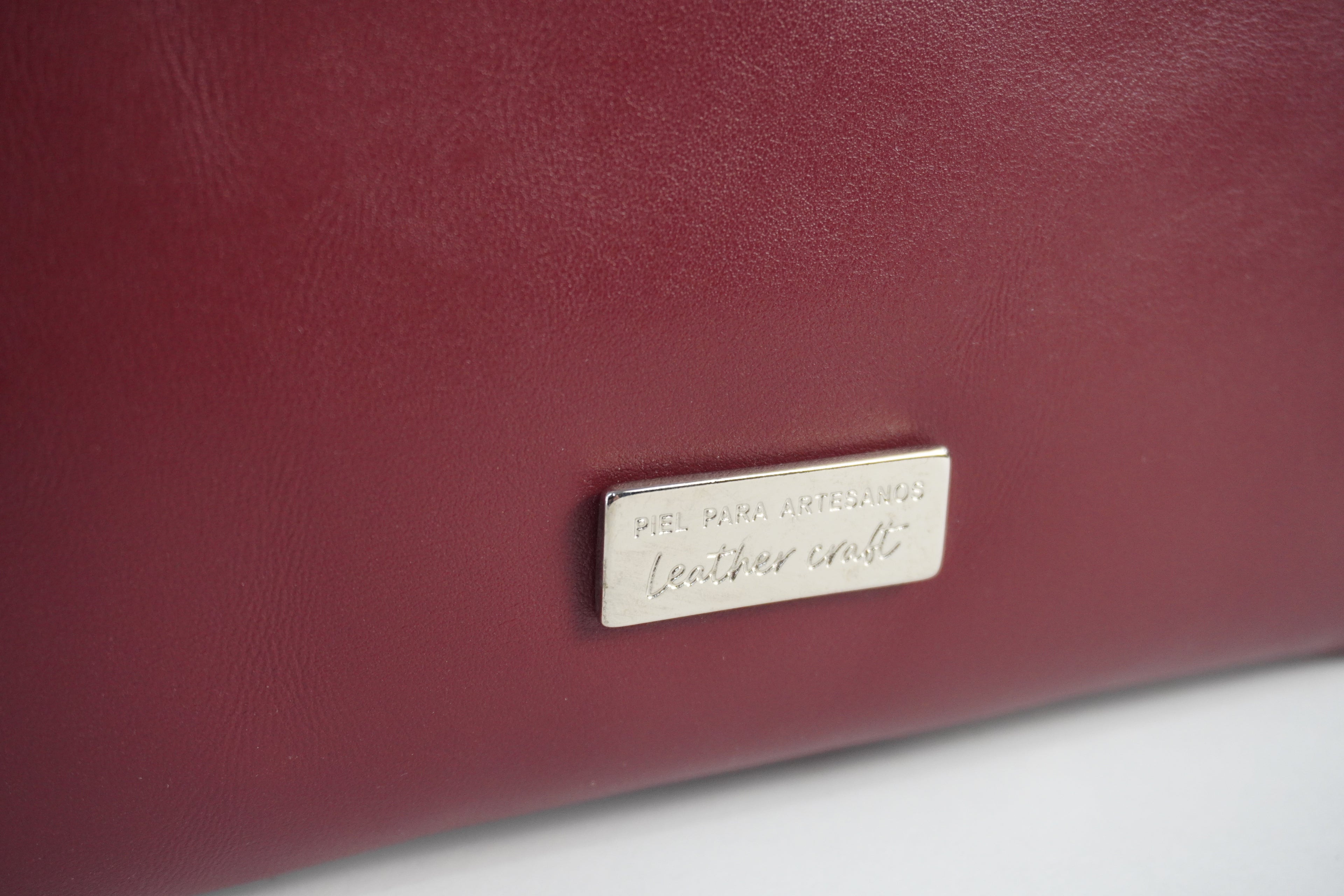 Leather Clutch Bag – Burgundy