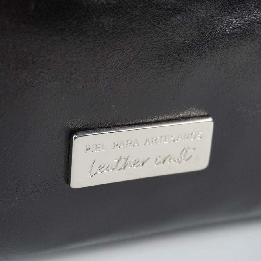 Leather Clutch Bag – Waxed Black